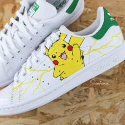 Pikachu - Stan Smith Custom -Sneakers Boutique 5L4A2153copie