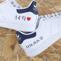 Date & Initiales - Stan Smith Custom Mariage 13 Date & Initiales - Stan Smith Custom Mariage -Sneakers Boutique 5L4A2281copie 602c92f7 c795 462b 99c0 4edae372c40e