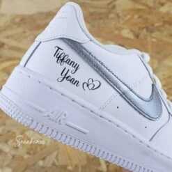 Prénoms Métallisé (couleur Au Choix) - Air Force 1 Custom 11 Prénoms Métallisé (couleur Au Choix) - Air Force 1 Custom -Sneakers Boutique 5L4A2310copie