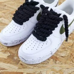 Rope Laces Noir (couleur Au Choix) - Air Force 1 Custom 17 Rope Laces Noir (couleur Au Choix) - Air Force 1 Custom -Sneakers Boutique 5L4A2378copie