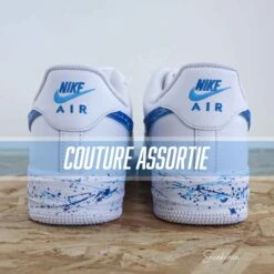 Ocean Splash - Air Force 1 Custom -Sneakers Boutique 5L4A2395copie