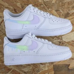 Drip Dégradé Vert Anis - Air Force 1 Custom 17 Drip Dégradé Vert Anis - Air Force 1 Custom -Sneakers Boutique 5L4A2413copie