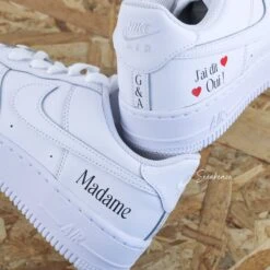 Madame - Air Force 1 Custom Mariage -Sneakers Boutique 5L4A2460copie