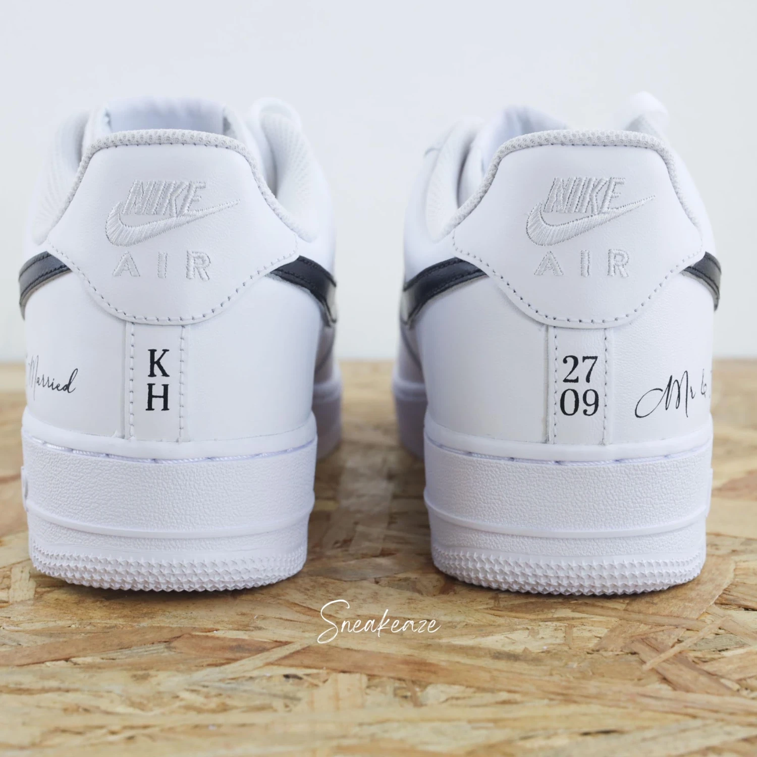 Just Married Noir - Air Force 1 Custom 4 Just Married Noir - Air Force 1 Custom - Image 2