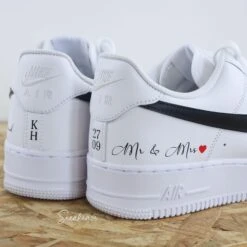 Just Married Noir - Air Force 1 Custom 16 Just Married Noir - Air Force 1 Custom -Sneakers Boutique 5L4A2558copie
