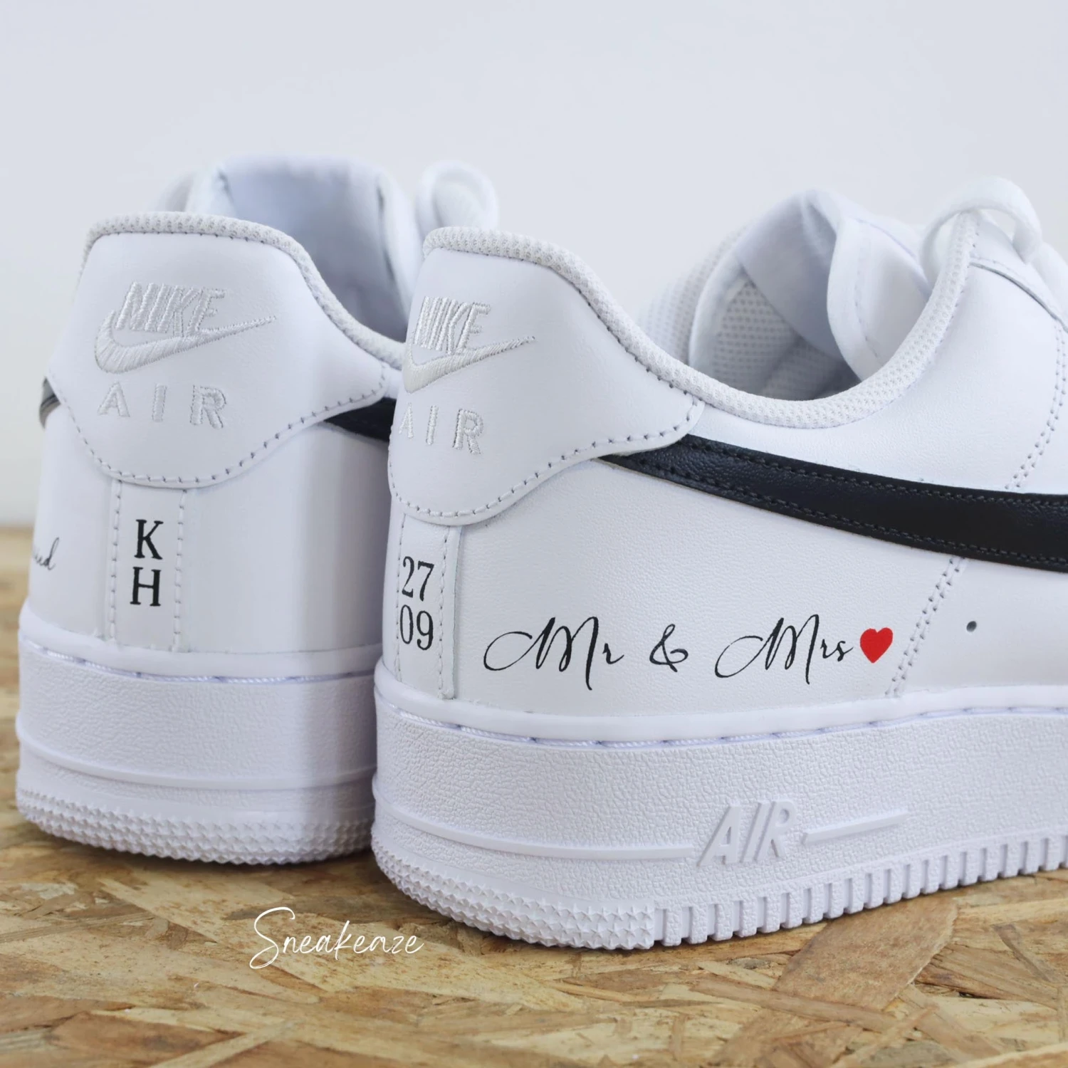 Just Married Noir - Air Force 1 Custom 7 Just Married Noir - Air Force 1 Custom - Image 5