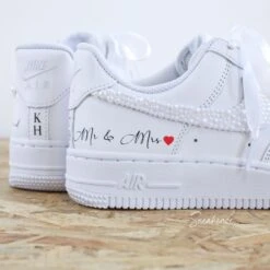 Perles Just Married - Air Force 1 Custom Mariage -Sneakers Boutique 5L4A2567copie