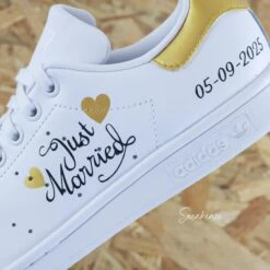 Date Doré - Stan Smith Custom Mariage 10 Date Doré - Stan Smith Custom Mariage -Sneakers Boutique 5L4A2588copie