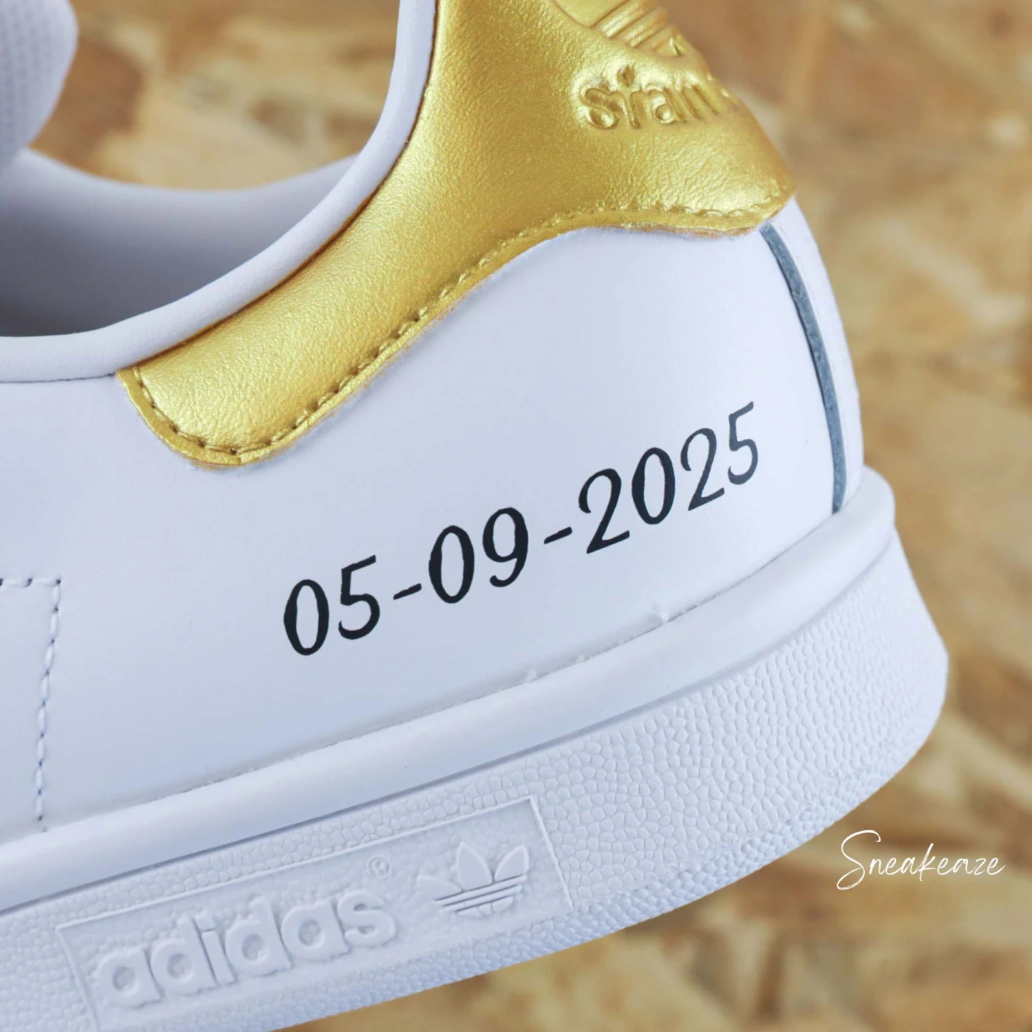 Date Doré - Stan Smith Custom Mariage 5 Date Doré - Stan Smith Custom Mariage - Image 3