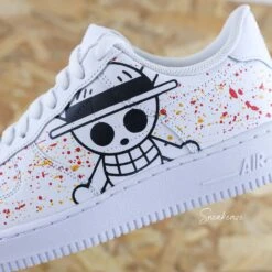 Luffy (personnage Au Choix) - Air Force 1 Custom -Sneakers Boutique 5L4A2616copie