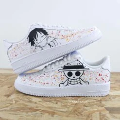 Luffy (personnage Au Choix) - Air Force 1 Custom -Sneakers Boutique 5L4A2620copie