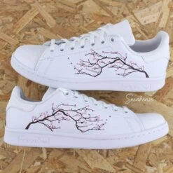 Sakura Cherry Blossom (couleur Au Choix) - Stan Smith Custom -Sneakers Boutique 5L4A2680copie