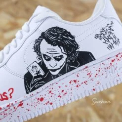 Le Joker - Air Force 1 Custom -Sneakers Boutique 5L4A2740copie 1