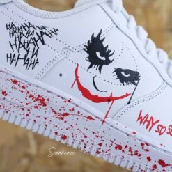 Le Joker - Air Force 1 Custom -Sneakers Boutique 5L4A2741copie 1