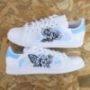 Papillon Aquarelle - Stan Smith Custom 2 Papillon Aquarelle - Stan Smith Custom -Sneakers Boutique 5L4A2772copie
