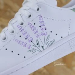 Lavande - Stan Smith Custom -Sneakers Boutique 5L4A2807copie