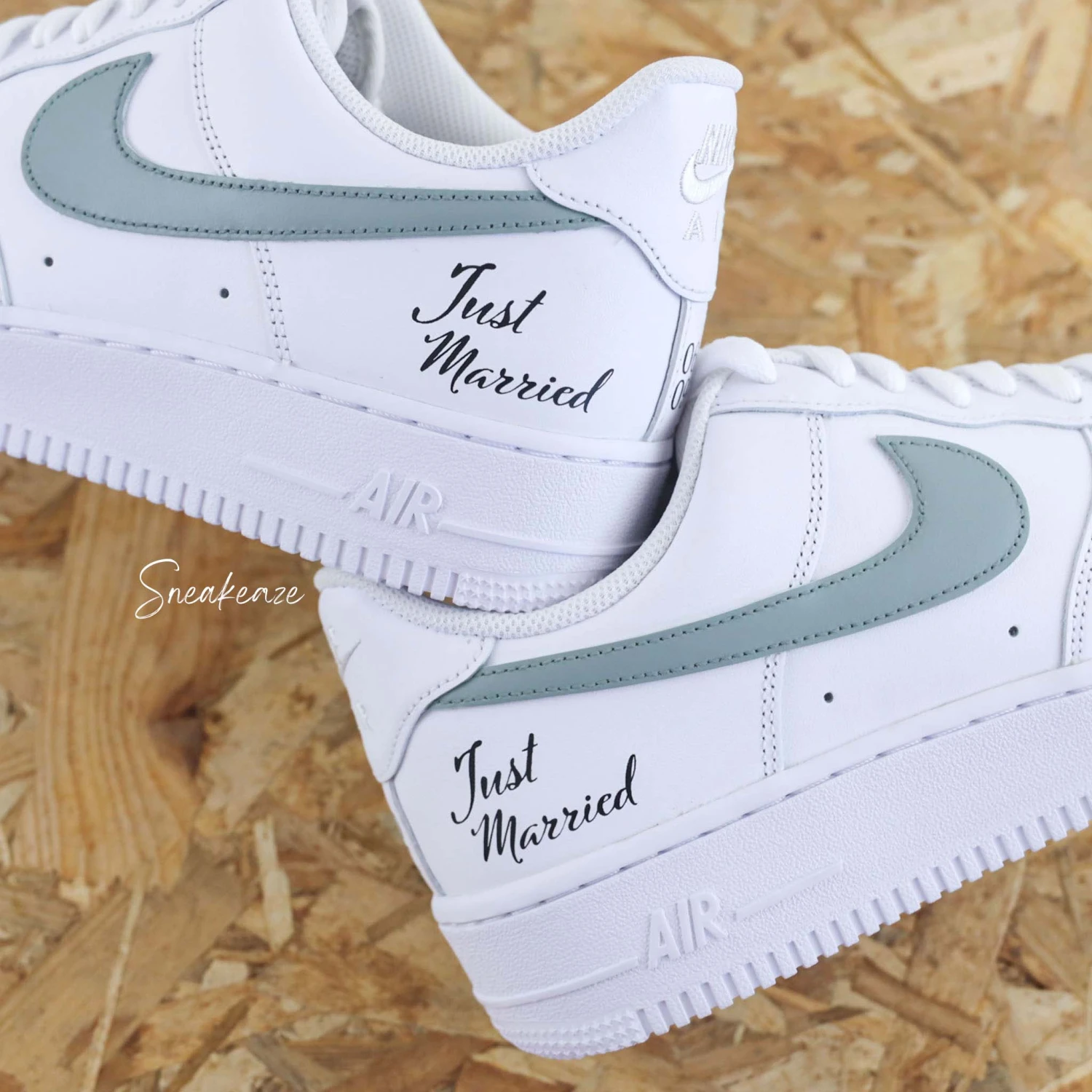 Just Married - Air Force 1 Custom 4 Just Married - Air Force 1 Custom - Image 2