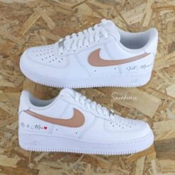 Just Married Terracotta - Air Force 1 Custom 18 Just Married Terracotta - Air Force 1 Custom -Sneakers Boutique 5L4A2941copie