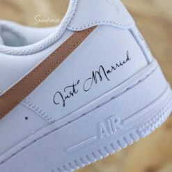 Just Married Terracotta - Air Force 1 Custom 15 Just Married Terracotta - Air Force 1 Custom -Sneakers Boutique 5L4A2943copie