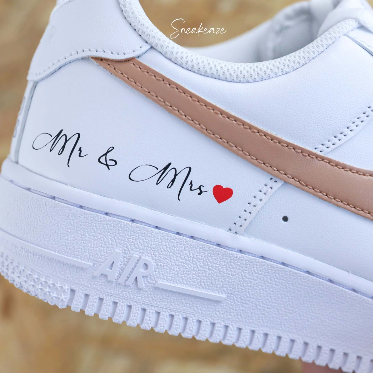 Just Married Terracotta - Air Force 1 Custom 6 Just Married Terracotta - Air Force 1 Custom - Image 4