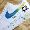 Coeur & Prénom Splash - Air Force 1 Custom -Sneakers Boutique 5L4A2YYt647copie2