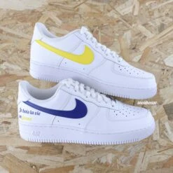 Pastis - Air Force 1 Custom -Sneakers Boutique 5L4A3001copie