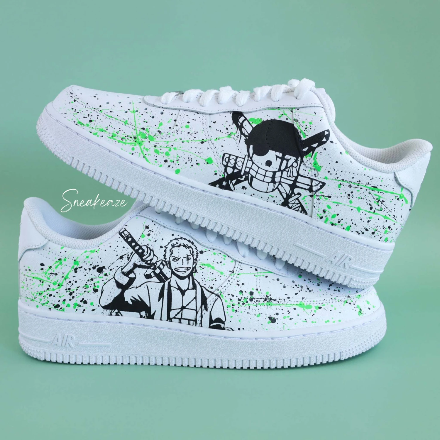 Zoro (personnage Au Choix) - Air Force 1 Custom 4 Zoro (personnage Au Choix) - Air Force 1 Custom - Image 2