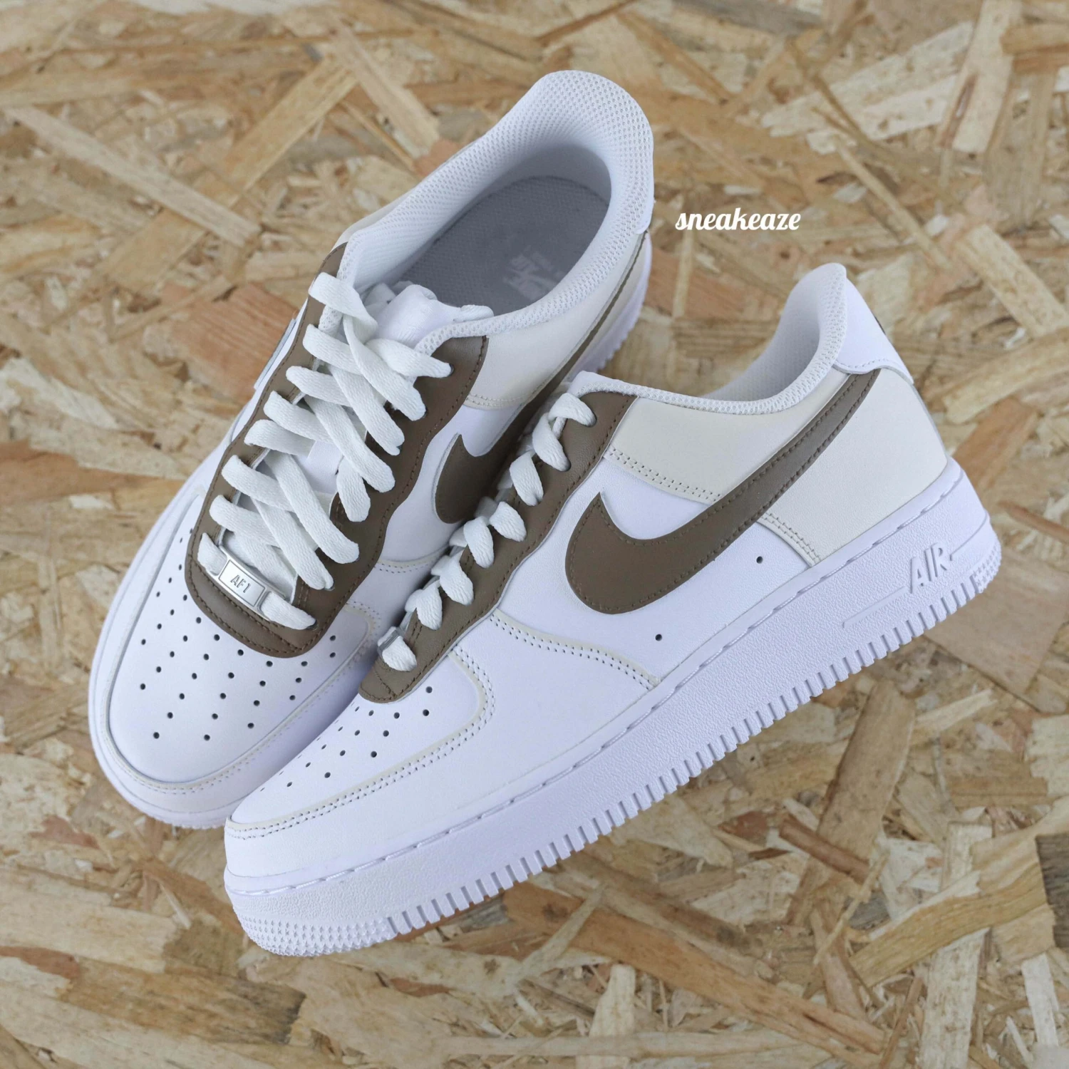Outline Beige Tones - Air Force 1 Custom 4 Outline Beige Tones - Air Force 1 Custom - Image 2