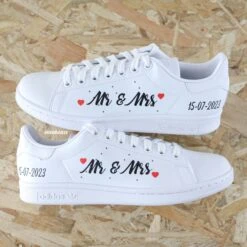 Mr & Mrs - Stan Smith Custom Mariage