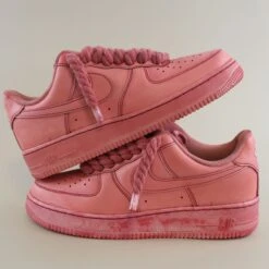 Red Rope Laces - Air Force 1 Custom -Sneakers Boutique 5L4A3069