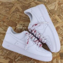 Rope Laces Splash (couleur Au Choix) - Air Force 1 Custom -Sneakers Boutique 5L4A3087copie