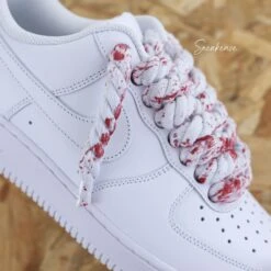 Rope Laces Splash (couleur Au Choix) - Air Force 1 Custom -Sneakers Boutique 5L4A3088copie