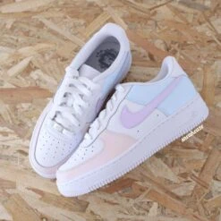 Marshmallow - Air Force 1 Custom -Sneakers Boutique 5L4A3123copie