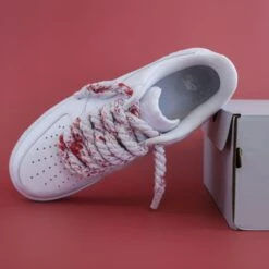 Rope Laces Splash (couleur Au Choix) - Air Force 1 Custom -Sneakers Boutique 5L4A3125