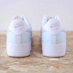 Marshmallow - Air Force 1 Custom -Sneakers Boutique 5L4A3125copie