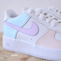 Marshmallow - Air Force 1 Custom -Sneakers Boutique 5L4A3127copie