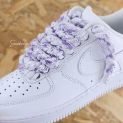 Rope Laces Splash (couleur Au Choix) - Air Force 1 Custom -Sneakers Boutique 5L4A3152copie