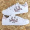Sakura Cherry Blossom Rose - Stan Smith Custom -Sneakers Boutique 5L4A3153copie