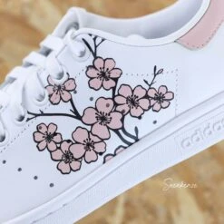 Sakura Cherry Blossom Rose - Stan Smith Custom -Sneakers Boutique 5L4A3155copie