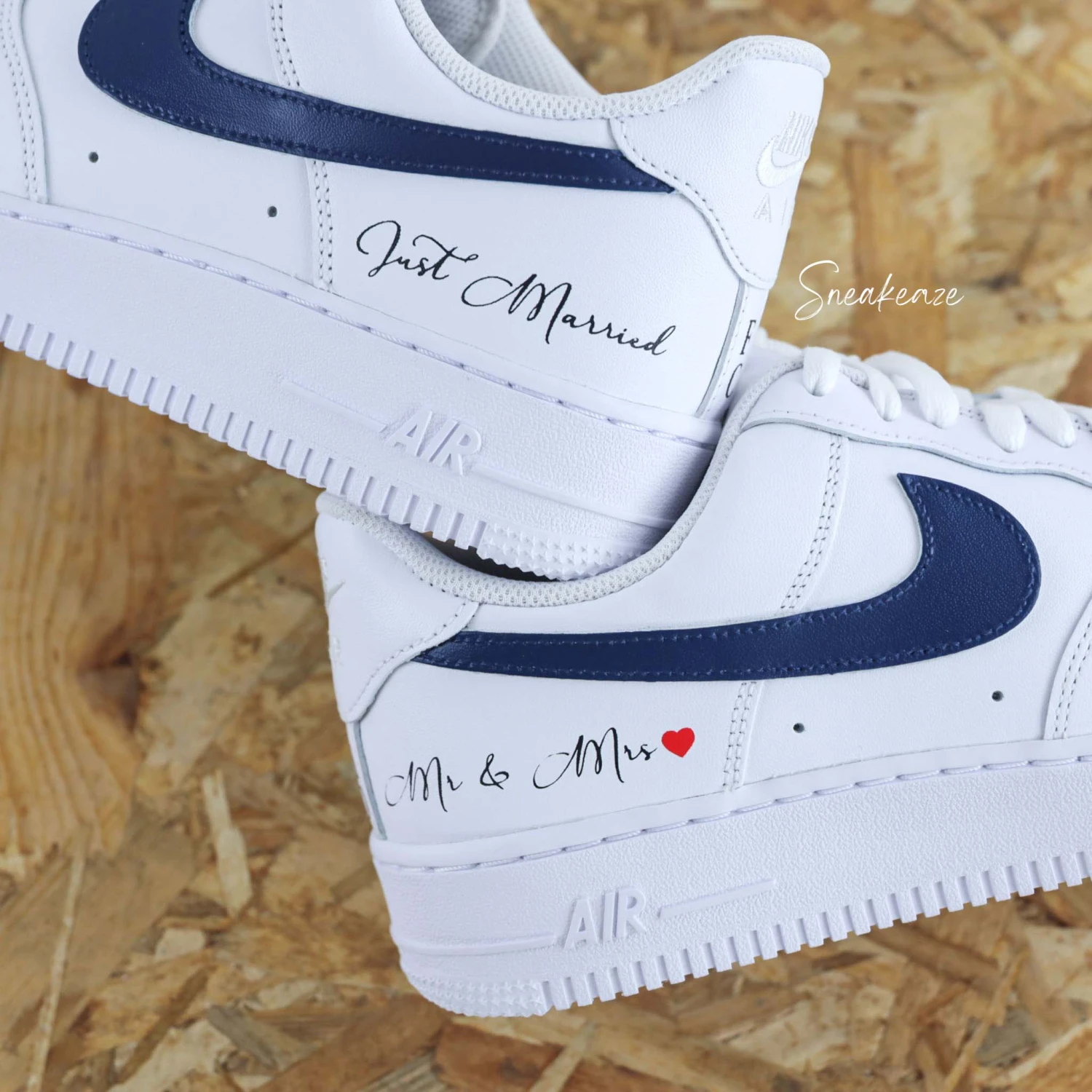 Just Married (couleur Au Choix) - Air Force 1 Custom 4 Just Married (couleur Au Choix) - Air Force 1 Custom - Image 2