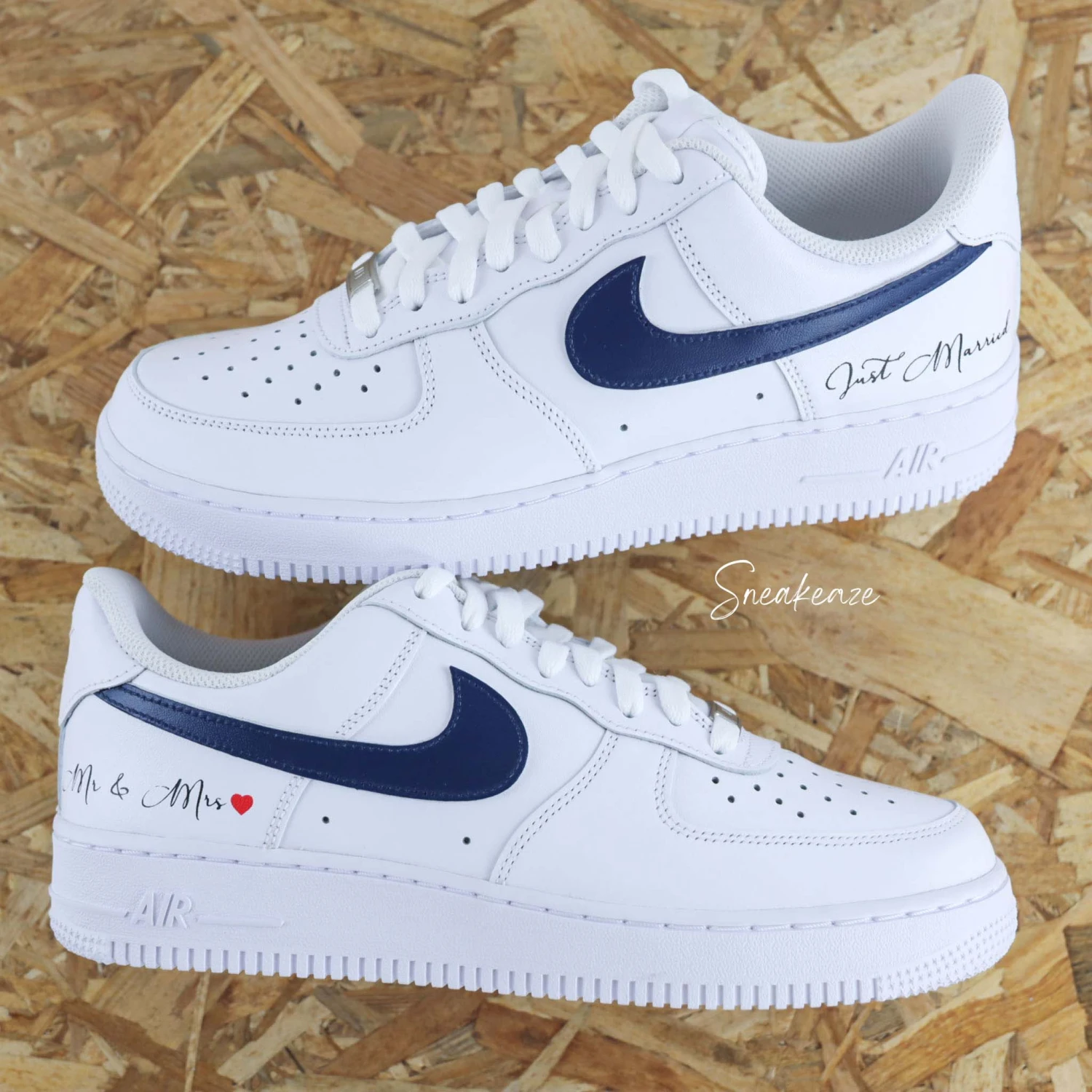 Just Married (couleur Au Choix) - Air Force 1 Custom 3 Just Married (couleur Au Choix) - Air Force 1 Custom