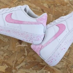 Swoosh Et Talon Splash - Air Force 1 Custom -Sneakers Boutique 5L4A3742copie