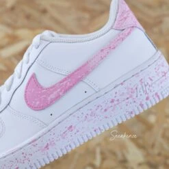 Swoosh Et Talon Splash - Air Force 1 Custom -Sneakers Boutique 5L4A3744copie