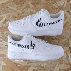 Zèbre (animal Au Choix) - Air Force 1 Custom