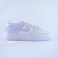 Cream Lavender - Air Force 1 Custom -Sneakers Boutique 5L4A4187copie