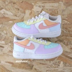 White Pastel - Air Force 1 Custom (enfant)