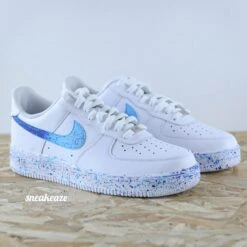 Ocean Splash - Air Force 1 Custom -Sneakers Boutique 5L4A4461copie