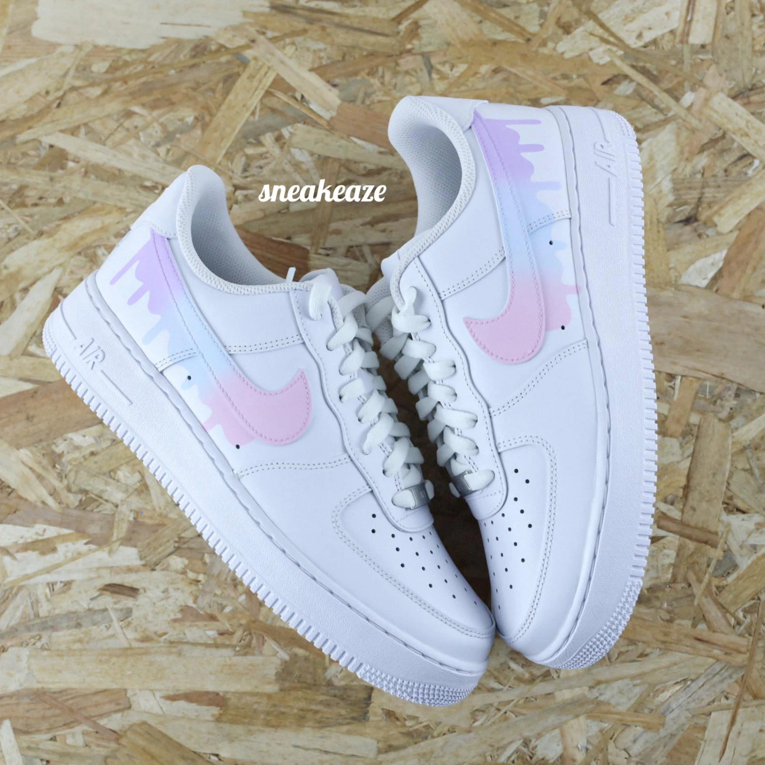 Drip Dégradé (couleur Au Choix) - Air Force 1 Custom 4 Drip Dégradé (couleur Au Choix) - Air Force 1 Custom - Image 2