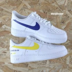 Pastis - Air Force 1 Custom -Sneakers Boutique 5L4A5155copie