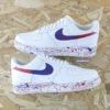Bluered - Air Force 1 Custom -Sneakers Boutique 5L4A5894copie